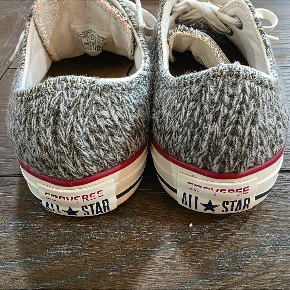 Converse Chuck Taylor All Star Heathered Knit Low Top Sneaker, Women's Size 10 - Picture 4 of 9
